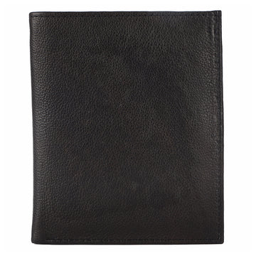 BAR H EQUINE Hand Carved Unisex Bifold Wallet Genuine Hair-On Leather